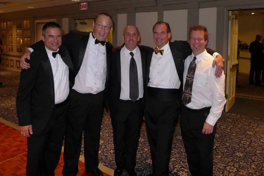 Edward M. Brown, Hugh Cadzow, Richard Maltz, Leo Sugg and Rodney D. Miller - Theta Chi Gala - Oct. 21, 2013