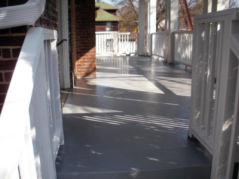  Side-Porch Repair Project - Oct 30, 2013
Finish Coating on Concrete Slab 