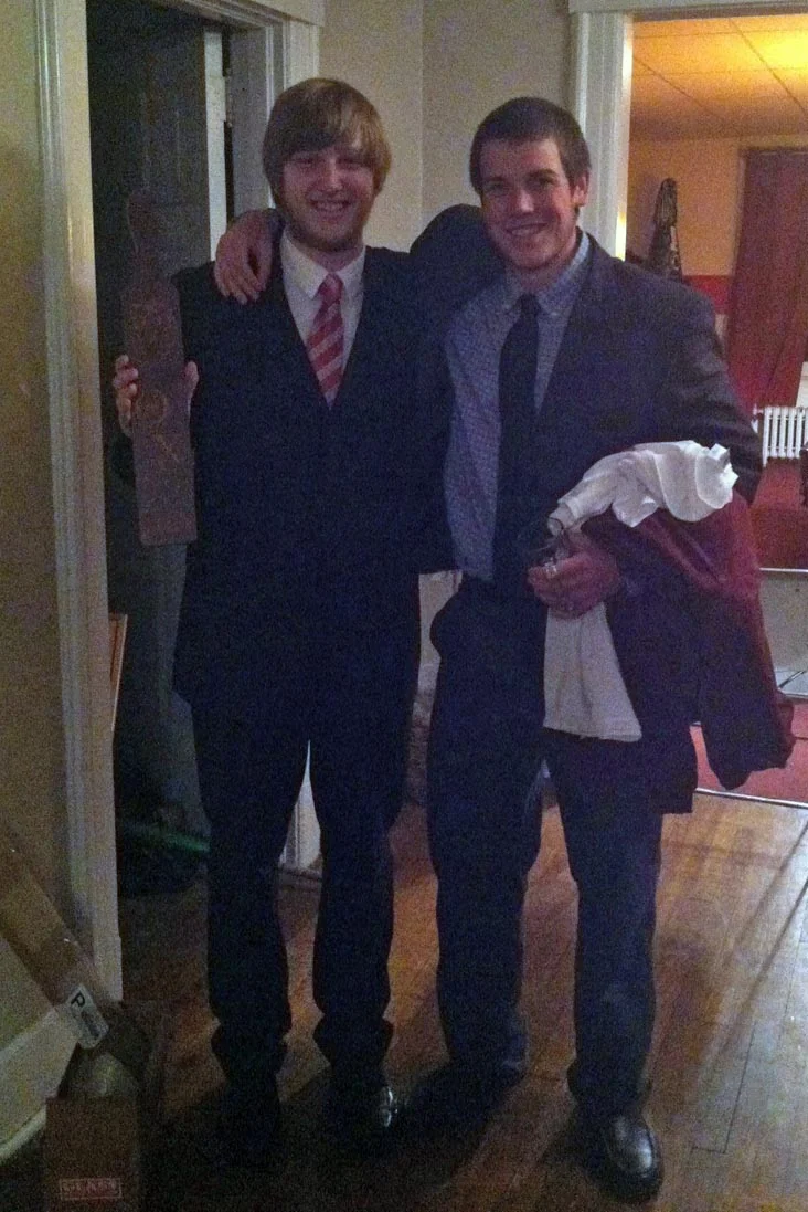 Nick Stadtlander and Ryan Gattoni - Initiation Night - Fall 2013 - Nov. 15, 2013
