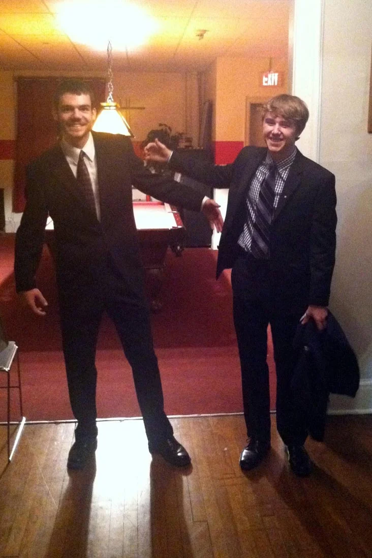 Brad Mackey and Steve Sandford - Initiation Night - Fall 2013 - Nov. 15, 2013