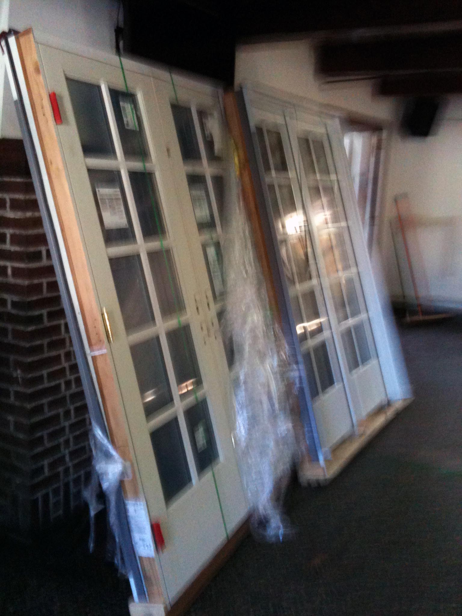  Side-Porch Repair Project - Nov. 22, 2013
New Doors to bar 