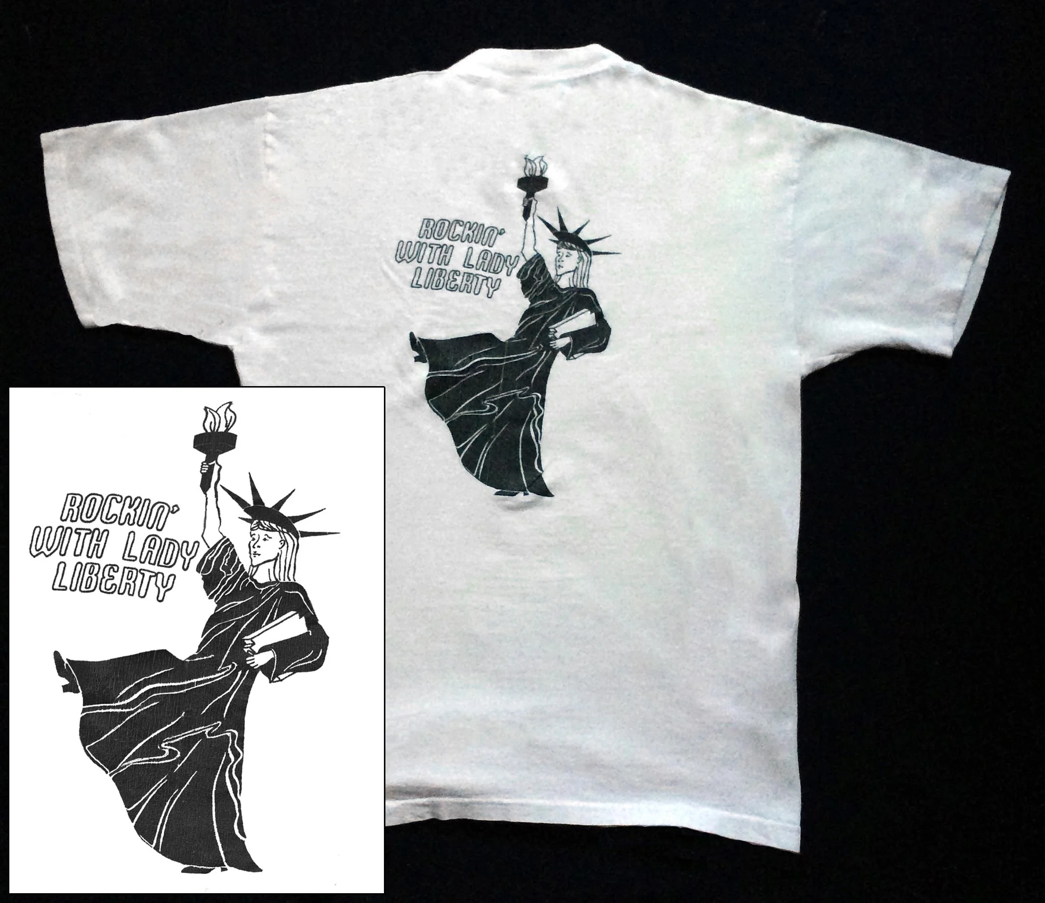 Weekend in New York Party T-Shirt (Back) - Oct. 23, 1987
