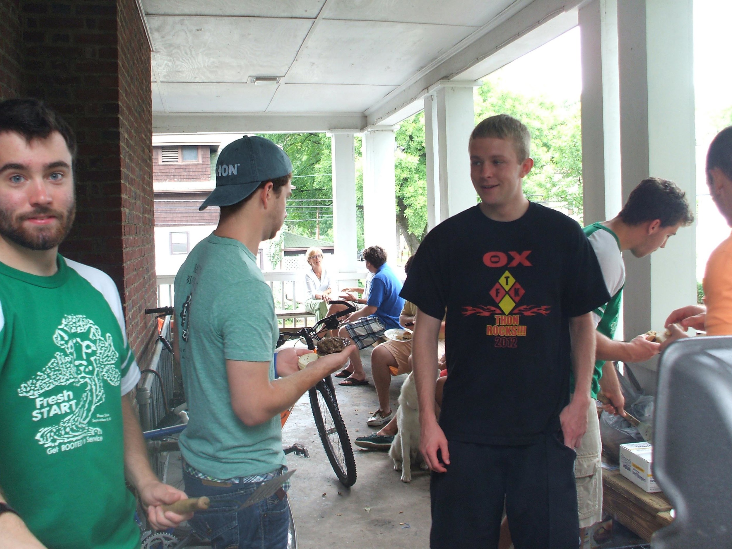  L to R: Peter Blasco, Ian Brodski, Eric Cushing, Matt Randazzo 
Labor Day Picnic - September 3, 2012 