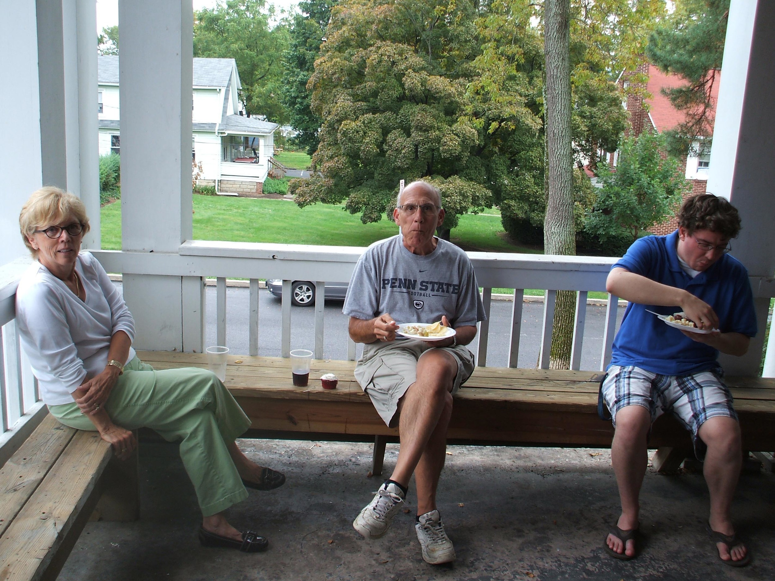  L to R: Jean and Richard Bartnik and Jullien Hohman
Labor Day Picnic - September 3, 2012 