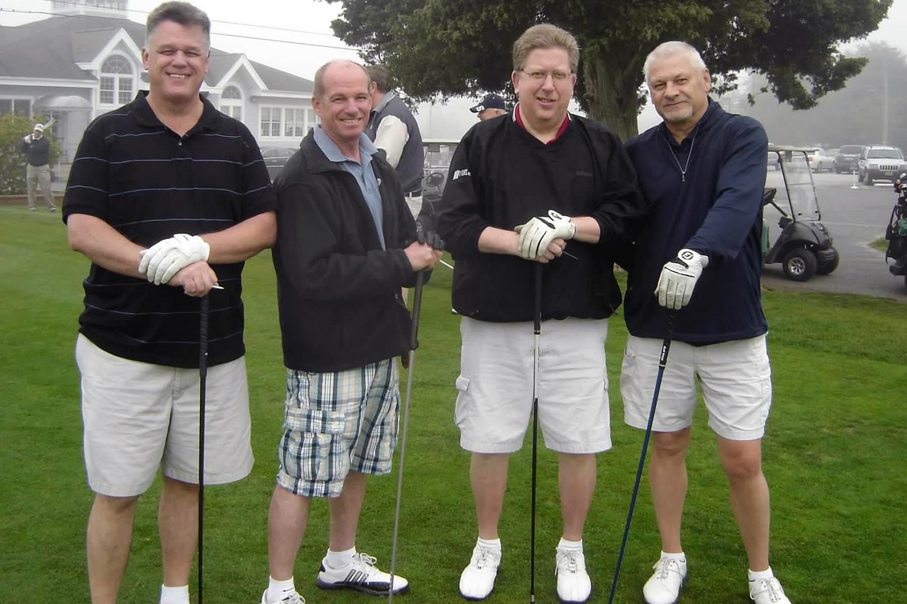  2012 Theta Chi Golf Open
L to R: Dan McTague, Bob Hunter, Vic Howe and John Wszalek 
