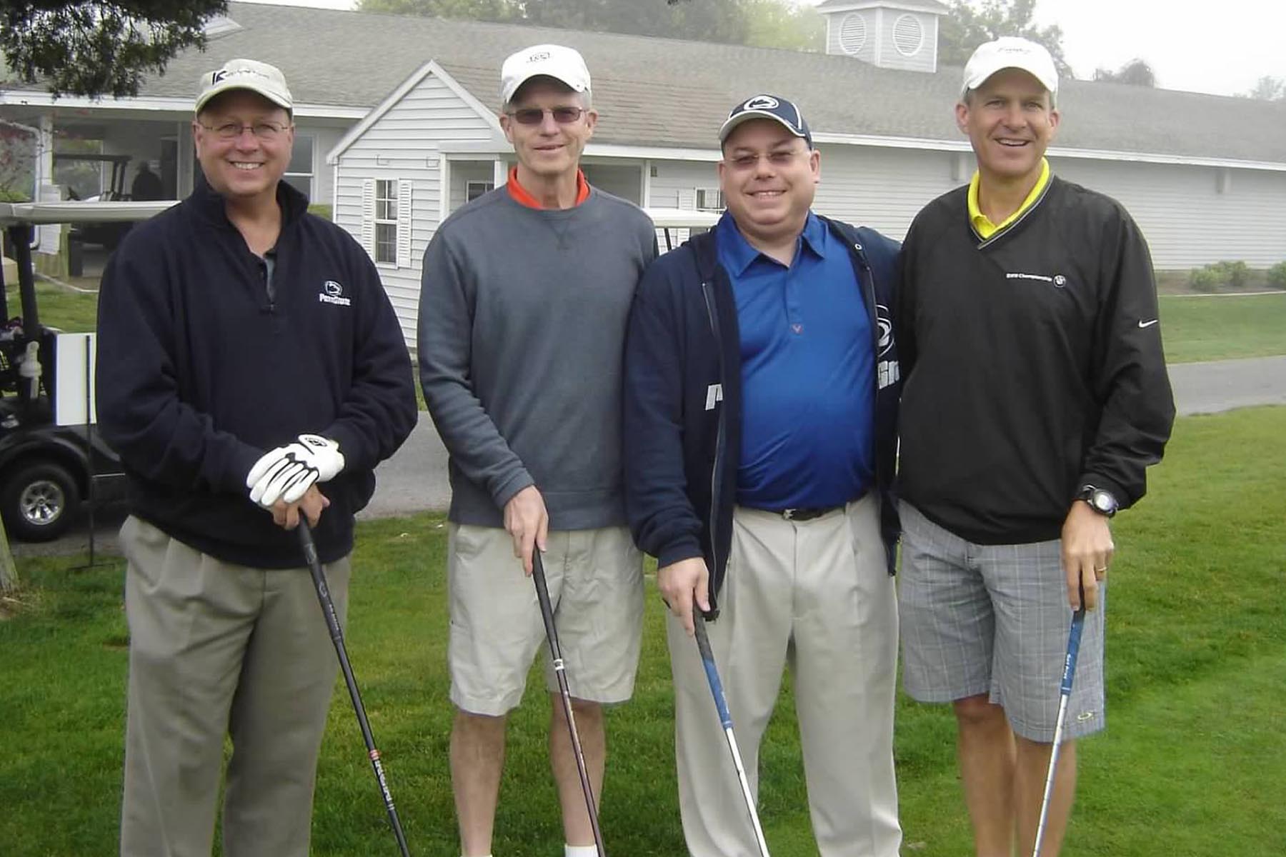  2012 Theta Chi Golf Open
L to R: Rod Dare, Dave Matthews, Alan Vladmir, Bob Mausser 