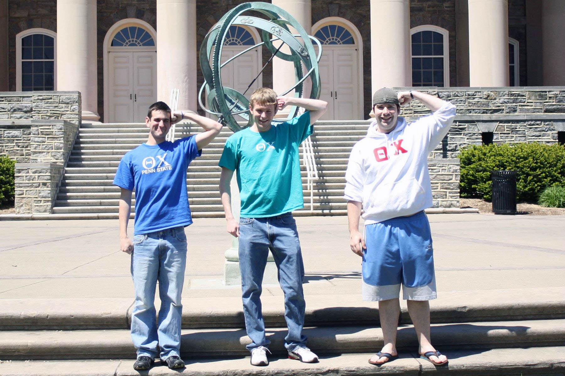 L to R: Nick Lello, Eric Cushing and Cameron Anthony Michael Hunting
2012 End of Spring Semeste 