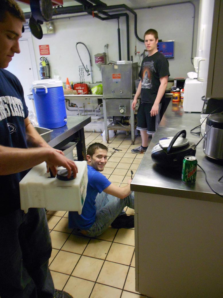  Left to Right: Mathew Randazzo, Sam Kulp, Ian Maxwell
2012 Alumni Work Weekend 