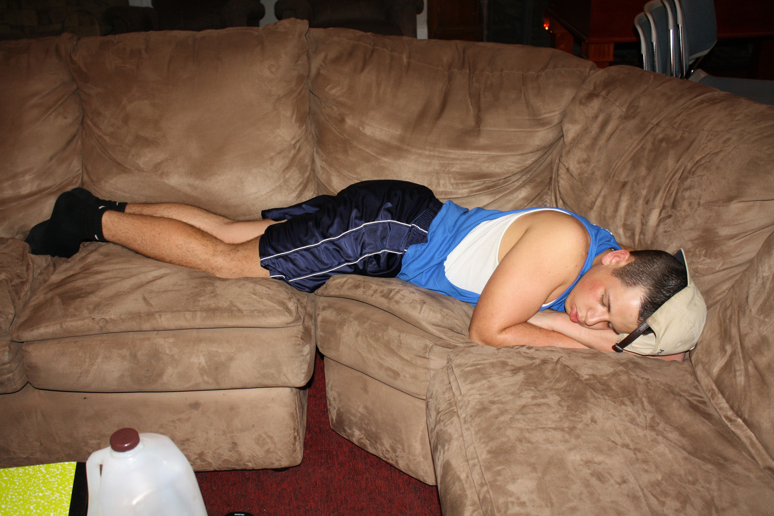  John Boston asleep on the couch
Fall 2011 