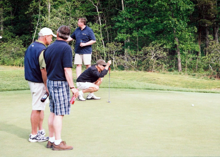  L to R: TK, TK, Paul Cunningham and Bob Mausser
2010 Theta Chi Golf Open 