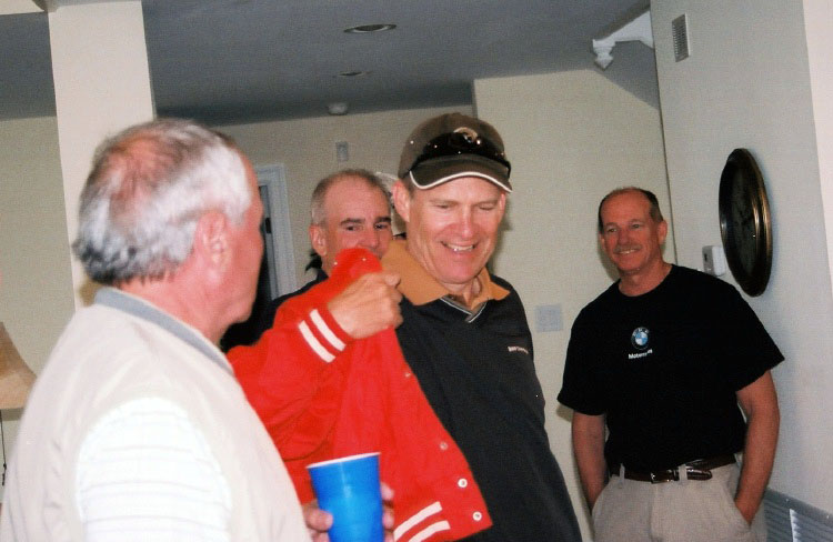  L to R: TK, TK, Bob Mausser and TK
2010 Theta Chi Golf Open 