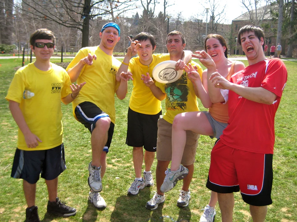 L to R: Gabe Rodriguez, Greg Smith, Brendan Miller, Unknown, Gabrielle Patterson, Matthew Gendelman
FLICKS - Spring 2010
on the HUB Lawn