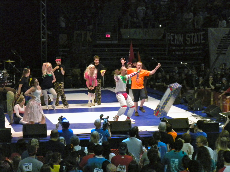  L to R:  Paul Weber, TK, Daniel Cartwright, Casey Leman and James Patterson
2010 Dance Marathon 