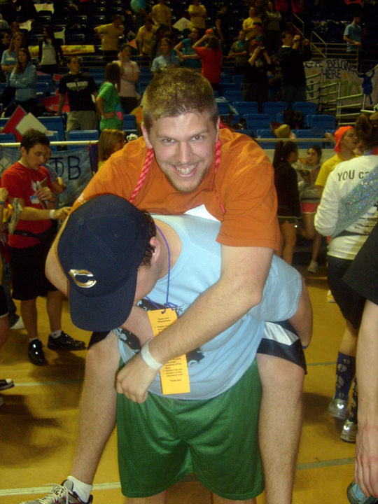  Mike Garman (bottom) and Sean Haggerty (top)
2010 Dance Marathon 