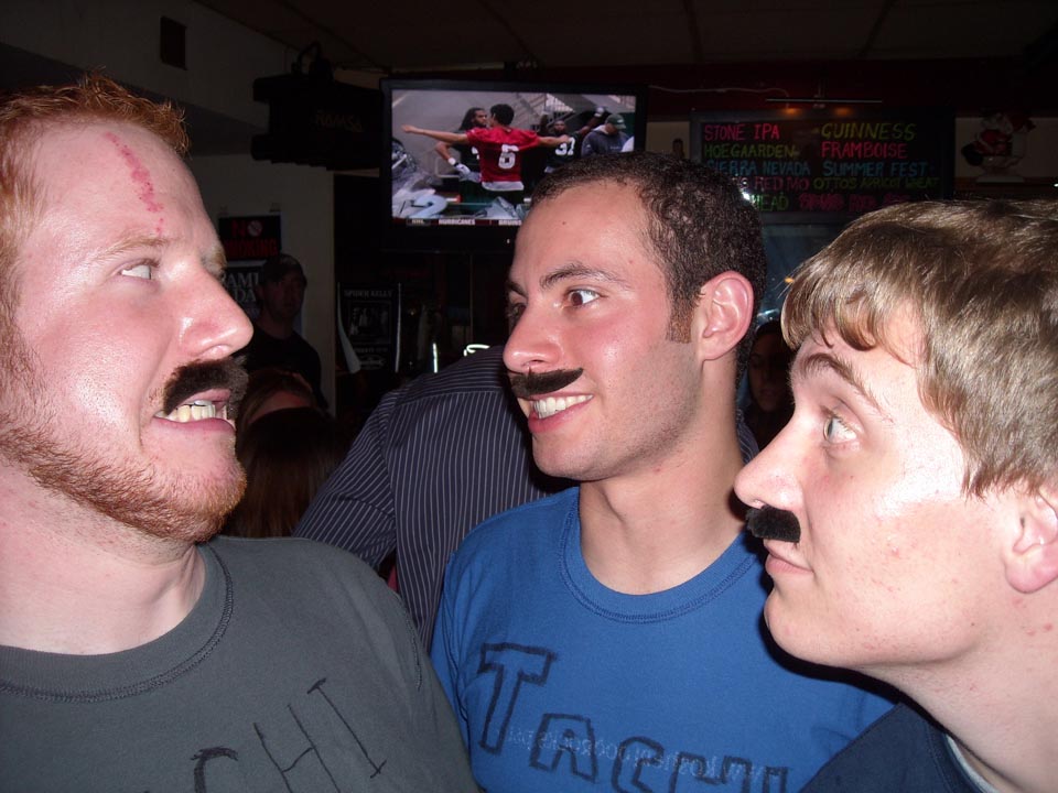  L to R: Zach Binder, Jason Chottiner and Joe Sosik
Tachi Fake Mustachio Bar Tour '09 