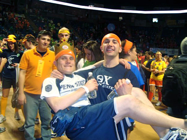  Jansen Marshall (L) and Casey Leman during THON 