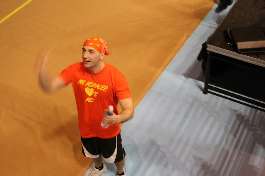  Casey Leman dancing at THON 