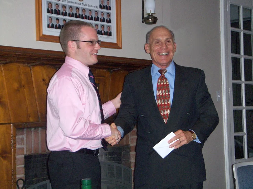  James Patterson (L) and Richard Bartnik
Alumni Appreciation Dinner 