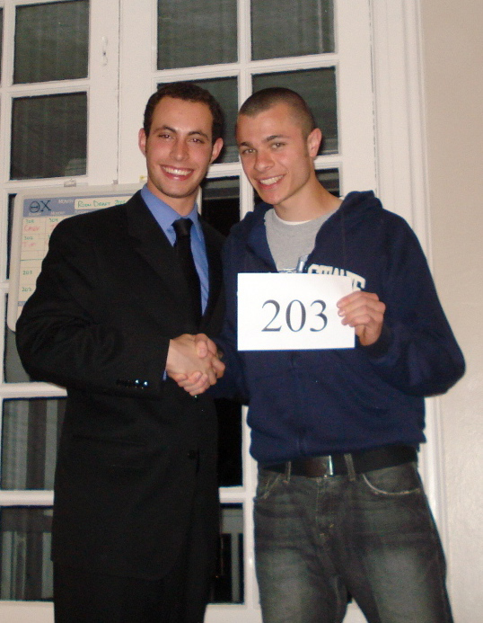  Jason Chottiner and Dan Tseytlin
Room PIcks Draft - Spring 2008 