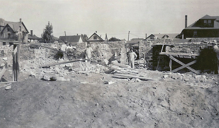  523 South Allen - Construction
New Theta Chi House at Penn State
as it look on Sept. 30, 1929 