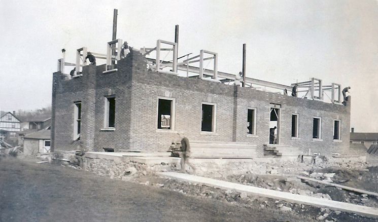  523 South Allen - Construction
Left side/front view of house
Nov. 6, 1929 