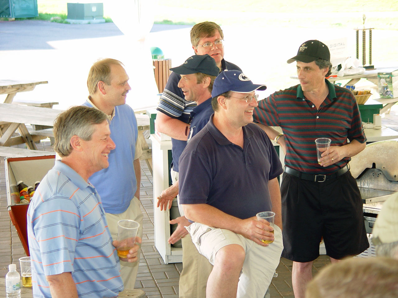  L to R: TK, TK, TK TK, Bob Mooney and TK
2007 Golf Open
photo courtesy of Ed Beidel '76 