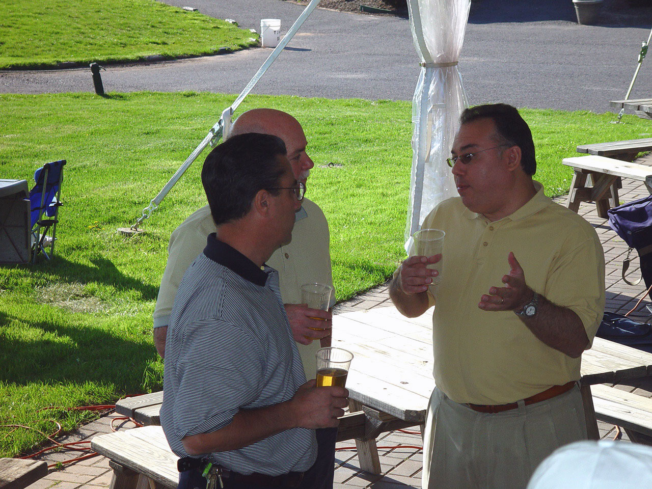  L to R: TK, TK and Alan Vladimir
2007 Golf Open
photo courtesy of Ed Beidel '76 