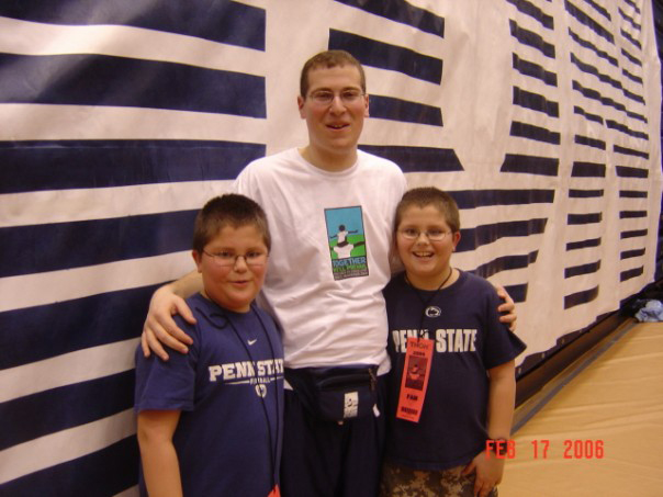  L to R: Ryan Mouery, Joshua Block and Brandon Mouery
Dance Marathon 