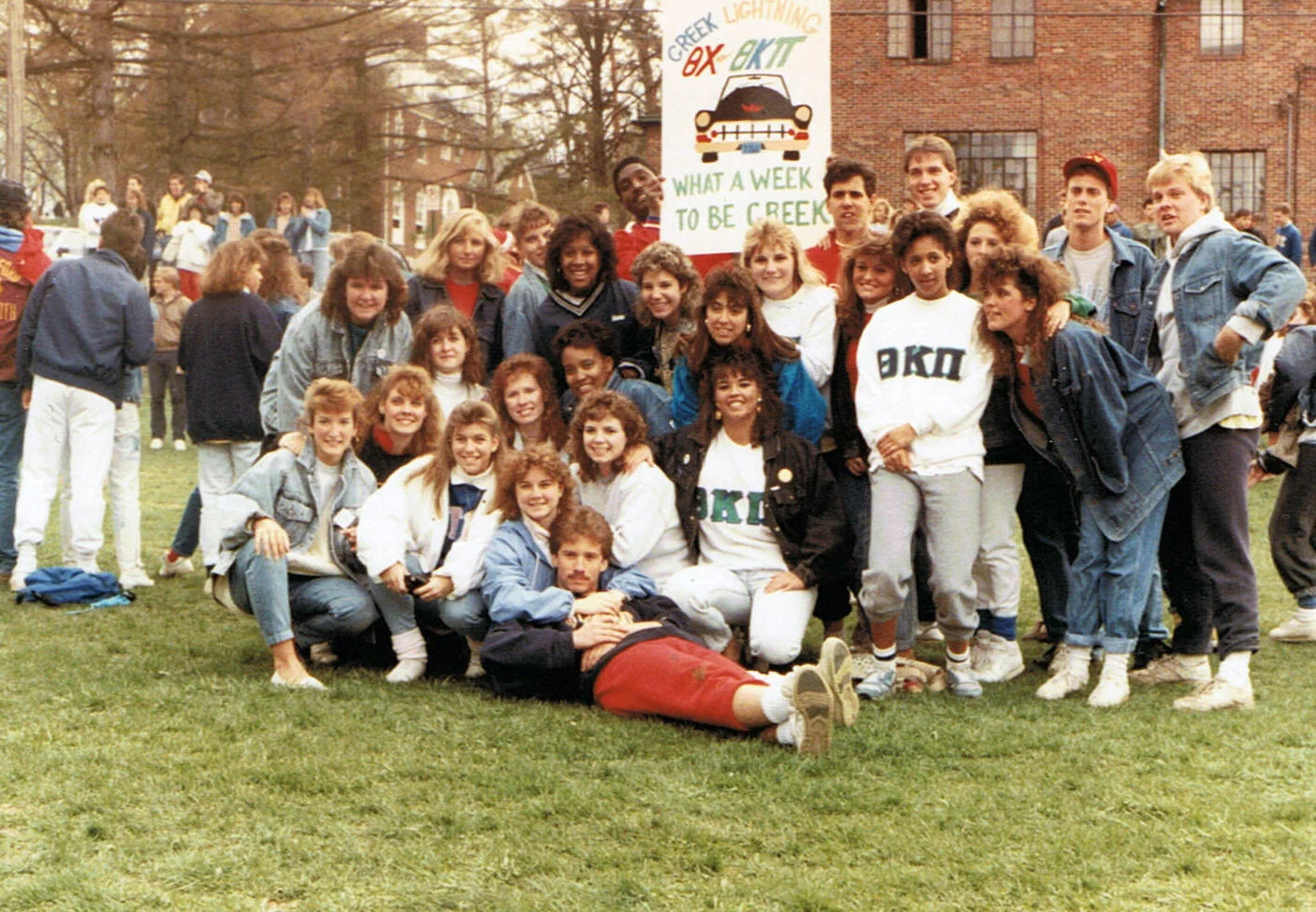 Greek Week
Kristen Kaminski, Philip Katchur, Jim Smith, Tanya Baronti, Richard Maltz, Chris Heidrick, Tom Scary and John McHenry
photo courtesy Kimberly KiMpa Thomas