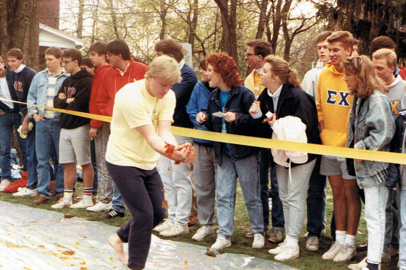 Greek Week
John McHenry (C) and Chris Heidrick (far left)
photo courtesy Kimberly KiMpa Thomas