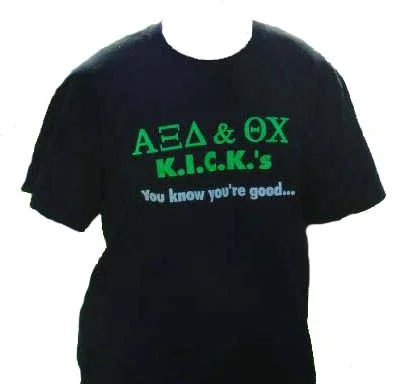 2005 K.I.C.K.S. shirt - Alpha Epsilon Delta and Theta Chi