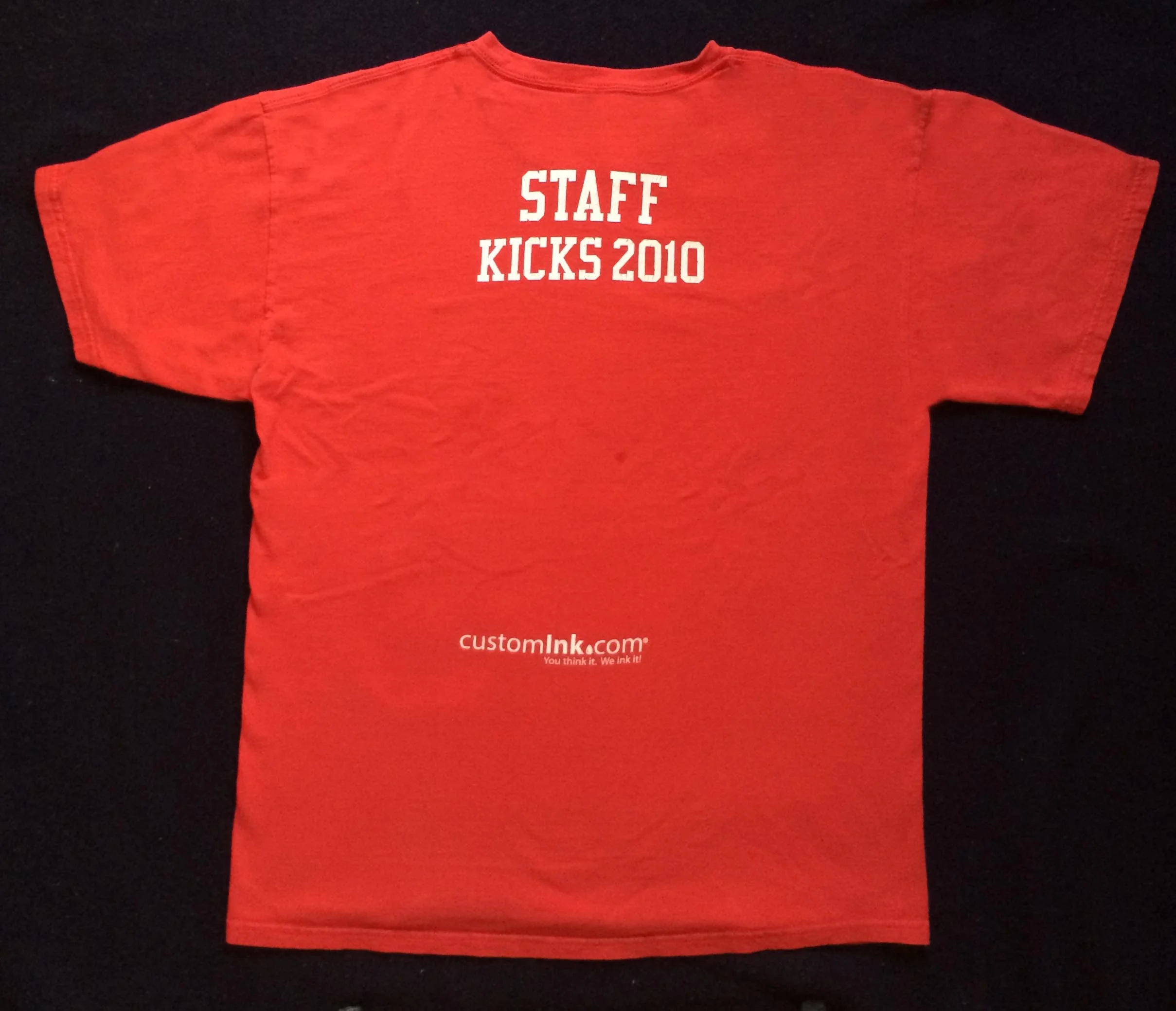 2010 K.I.C.K.S. T-Shirt (Back) - Oct. 3, 2010