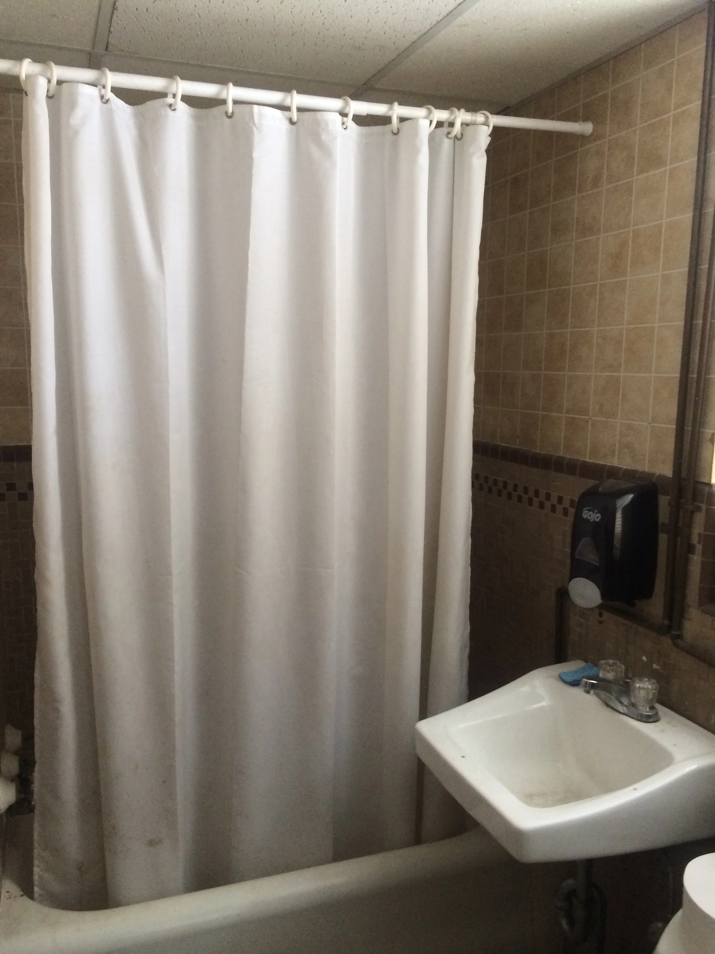  Alumni Work Weekend - Basement Bathroom Before - Mar. 22, 2014 