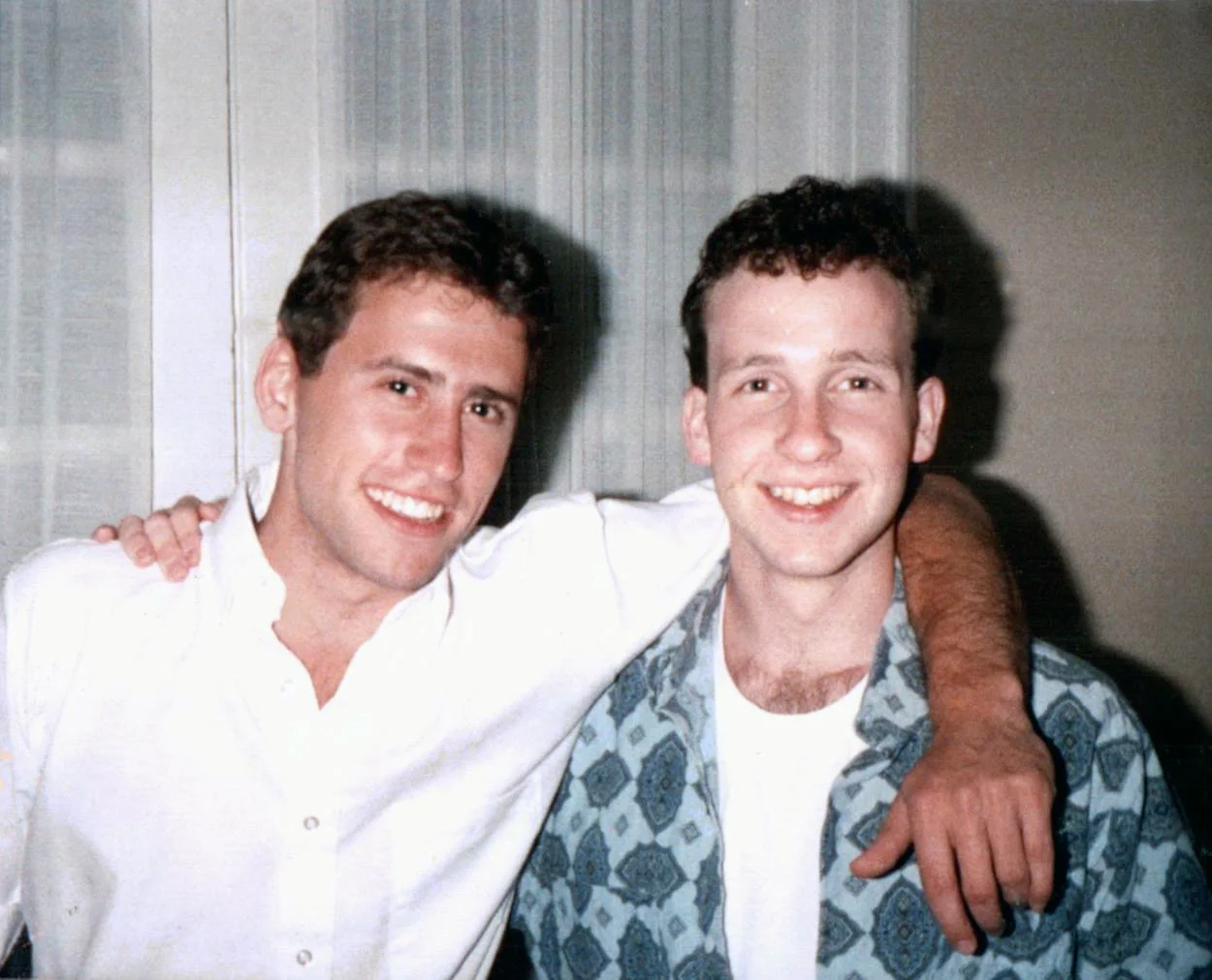 Jamie Koppersmith (L) and Steven Sennett - circa 1989