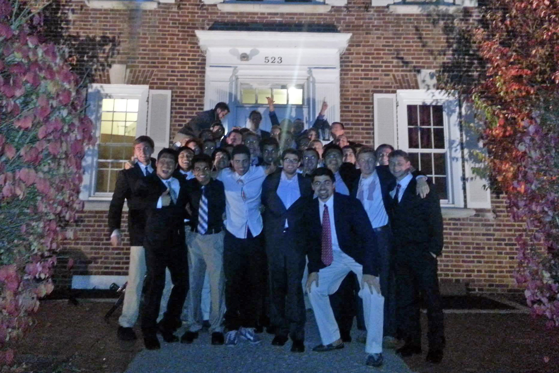 Chapter Initiates in 10 New Brothers for Fall 2014