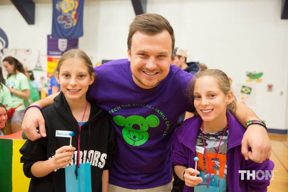  Annabelle Bobby, Sam Shively and Alexis Bobby - THON Family Carnival - Nov. 2014 