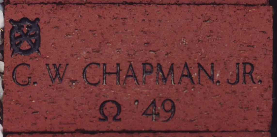 George Chapman Jr's.'49 brick