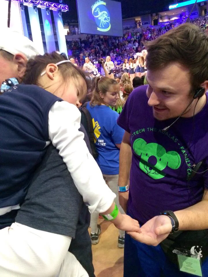 Sam Shively at THON 2015