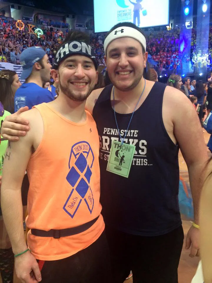 Sam Kulp and Jason Jonas at THON 2015