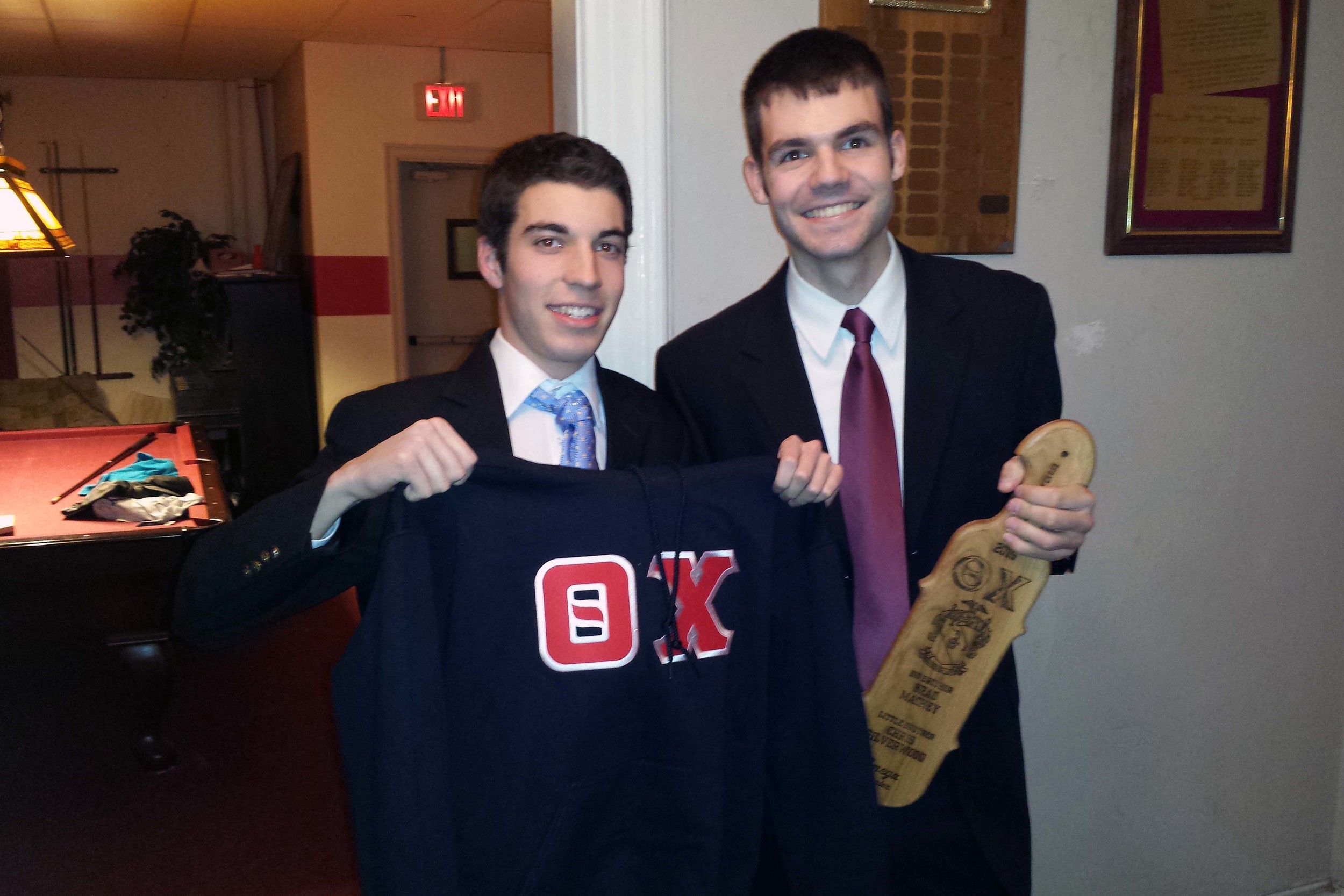  Spring 2015 Initiation -  Chris Silverwood and Brad Macket 