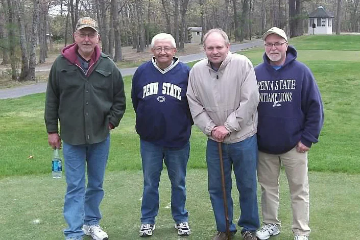 2015 Theta Chi Open - Tom Hornyak, Ed Kivitz, Hugh McClure and Bill Rooney