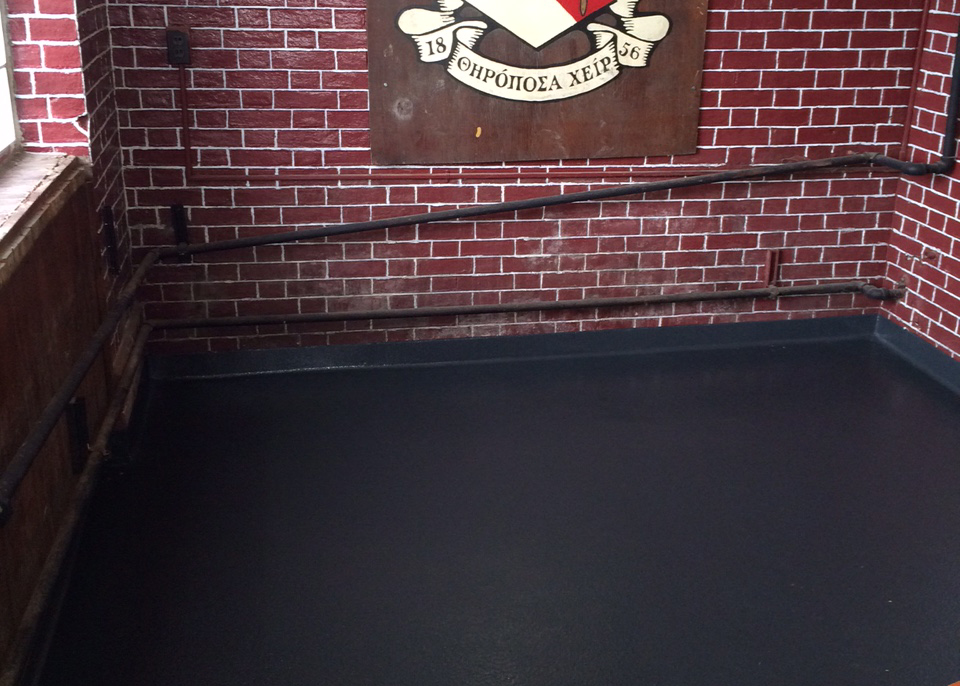  Bar floor resurfaced during the summer 2015 