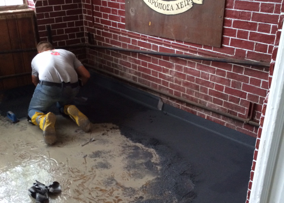  Bar floor resurfaced during the summer 2015 