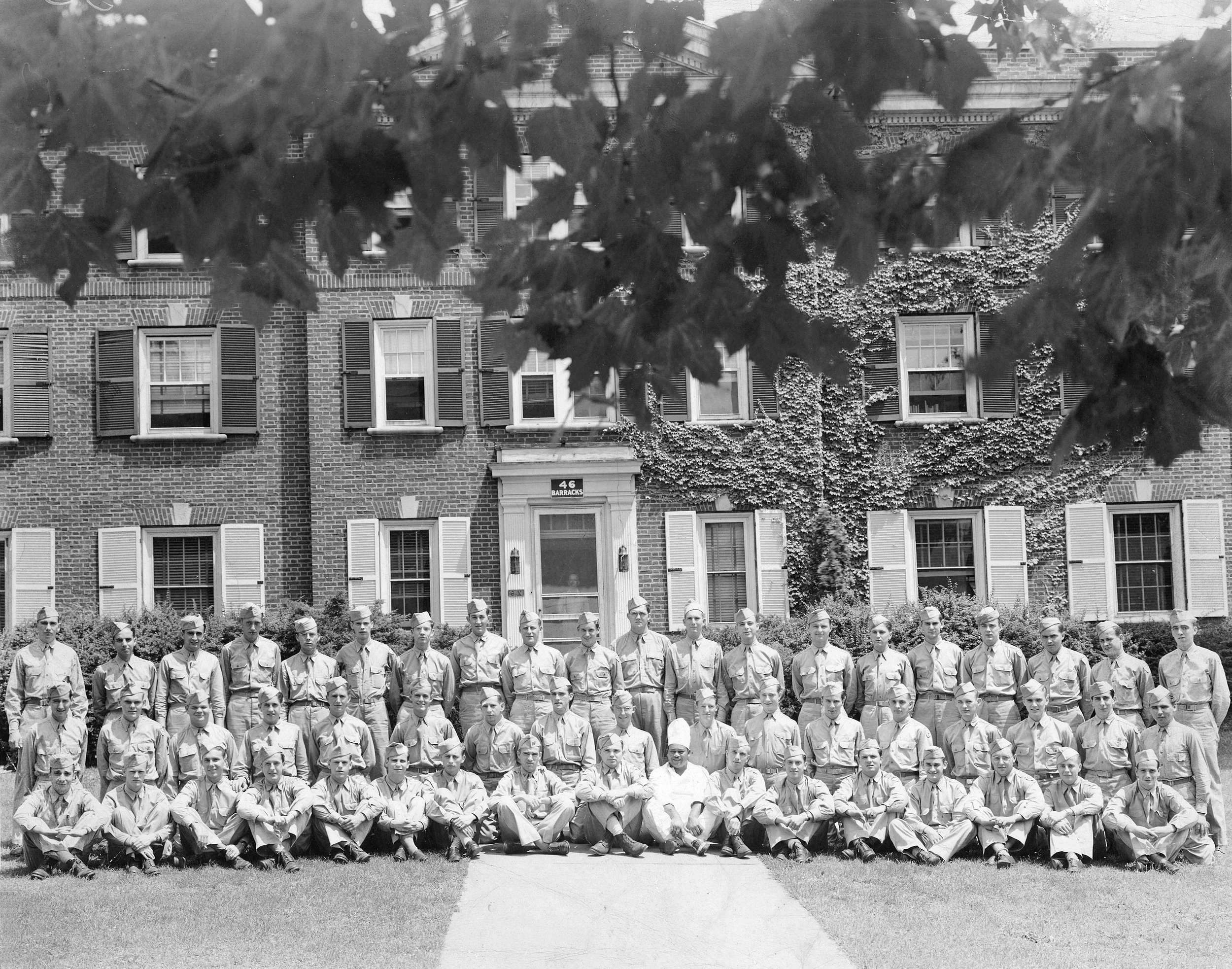 WW II Letter About Barracks 46 (Omega Chapter)