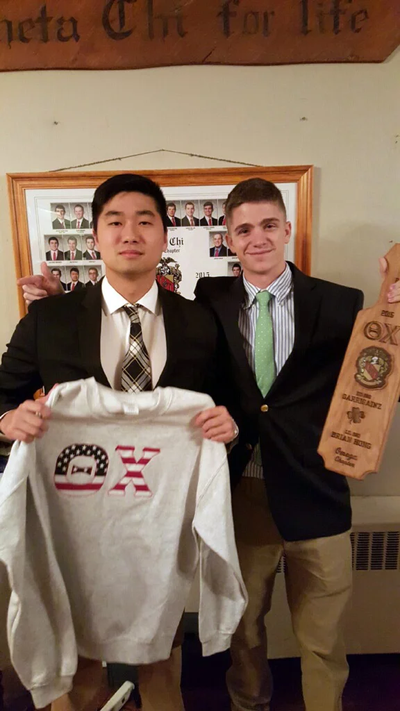 2015 Fall Initation - Brian Hong and big brother