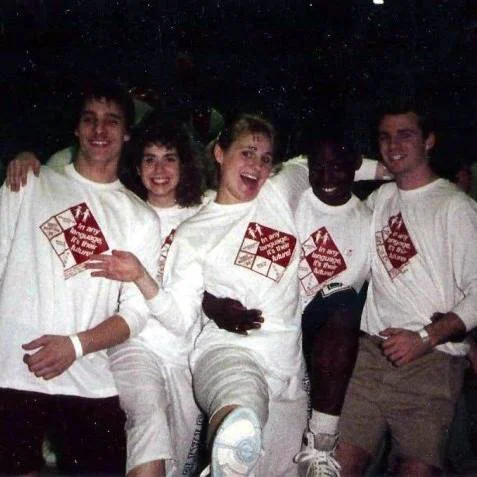 THON 1989 - John McIntire, Amy Kuzela O'Neill, Tanya Baronti, Erwin LesPere and Richard K James