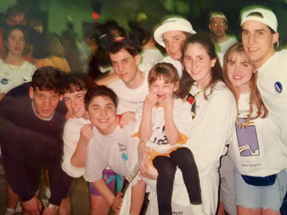 THON 1995 - Jim Irwin, Madison Hurley, Marc Bleckman and Bryan Morris
