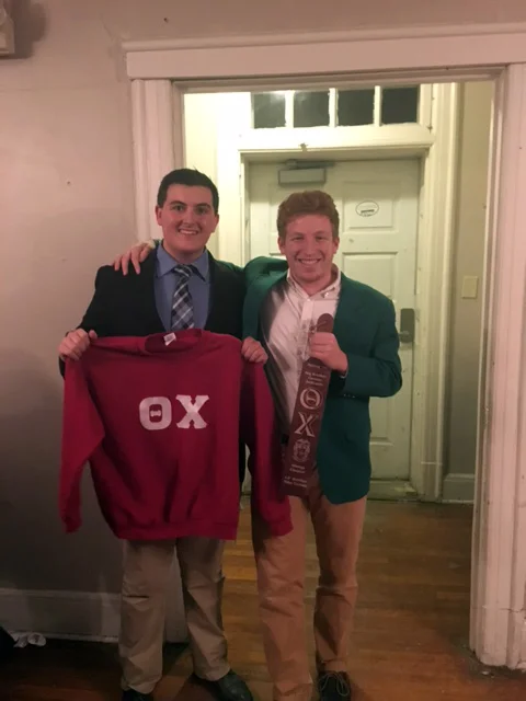  2016 Spring Initiation Night - Little Mike Curran and Big Connor Dekranis 