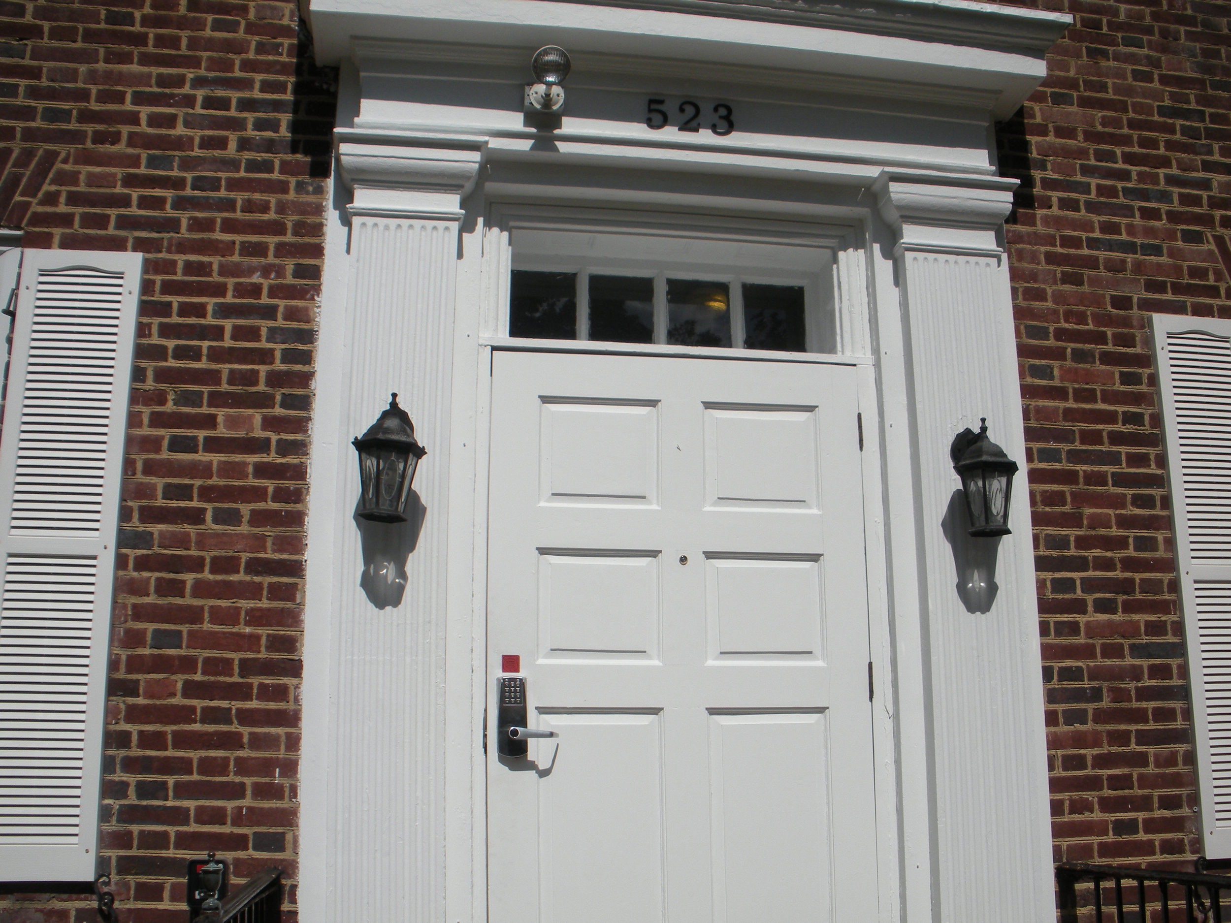  The remaining exterior trim has been repaired and painted, including the cornice work at the top of the house 