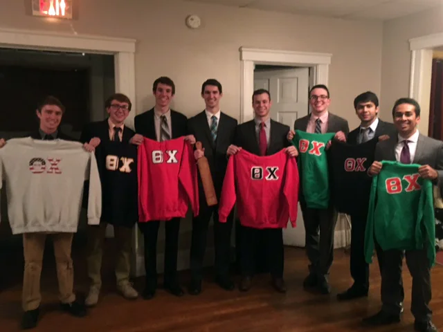Omega Initiates 7 New Members - Fall 2016